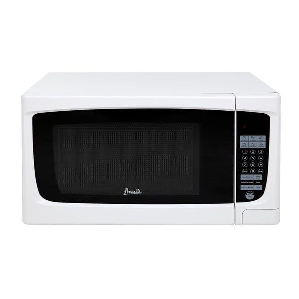 MO1450TW Microwave Oven 1000-Watts Compact with 9 Pre-Set Cooking Settings, Speed Defrost, Electronic Control Panel and Glass Turntable, 1.4 Cu.Ft., White2