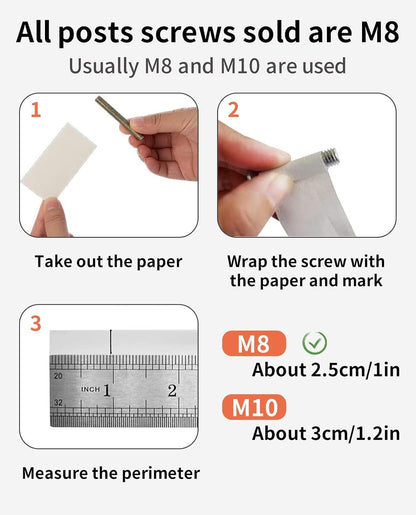 BNOSDM M8 15.75”X3.15” Replacement Scratching Post for Cat Tree Tower Rope Scratch Poles Refill 2 Pcs Natural Sisal Pole Part for Refurbishment Hemp White4
