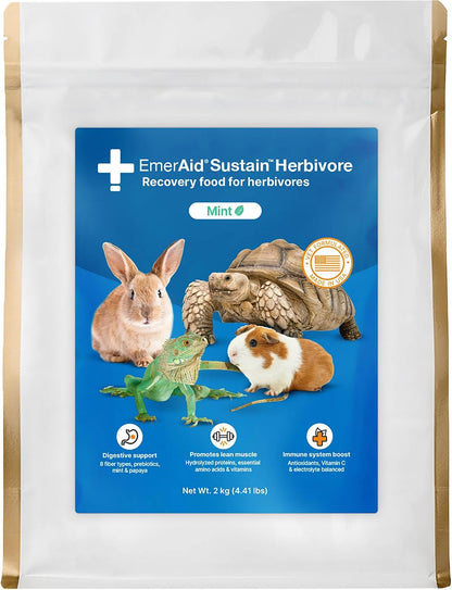 Sustain Herbivore (100 G, Apple & Banana) | Nutritionally Complete Recovery Food for Herbivorous Small Pets and Reptiles10