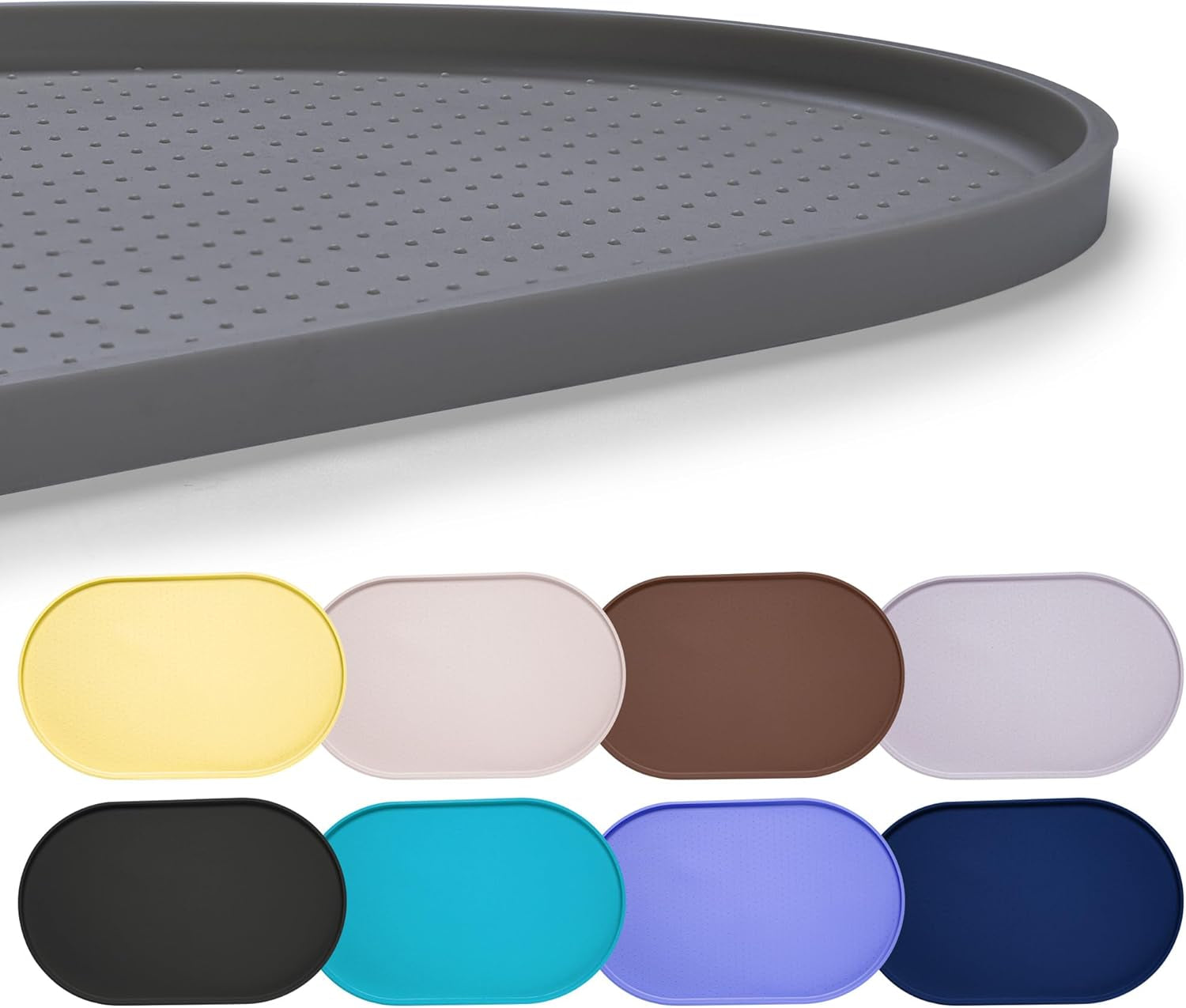 hubulk-100-waterproof-silicone-pet-feeding-mat-with-raised-edge-for-food-and-water-dog-bowl-mats-cat-bowls-placemat-with-high-lip-protects-floor-for-cats-and-dogs-gray-19-l-x-12-w