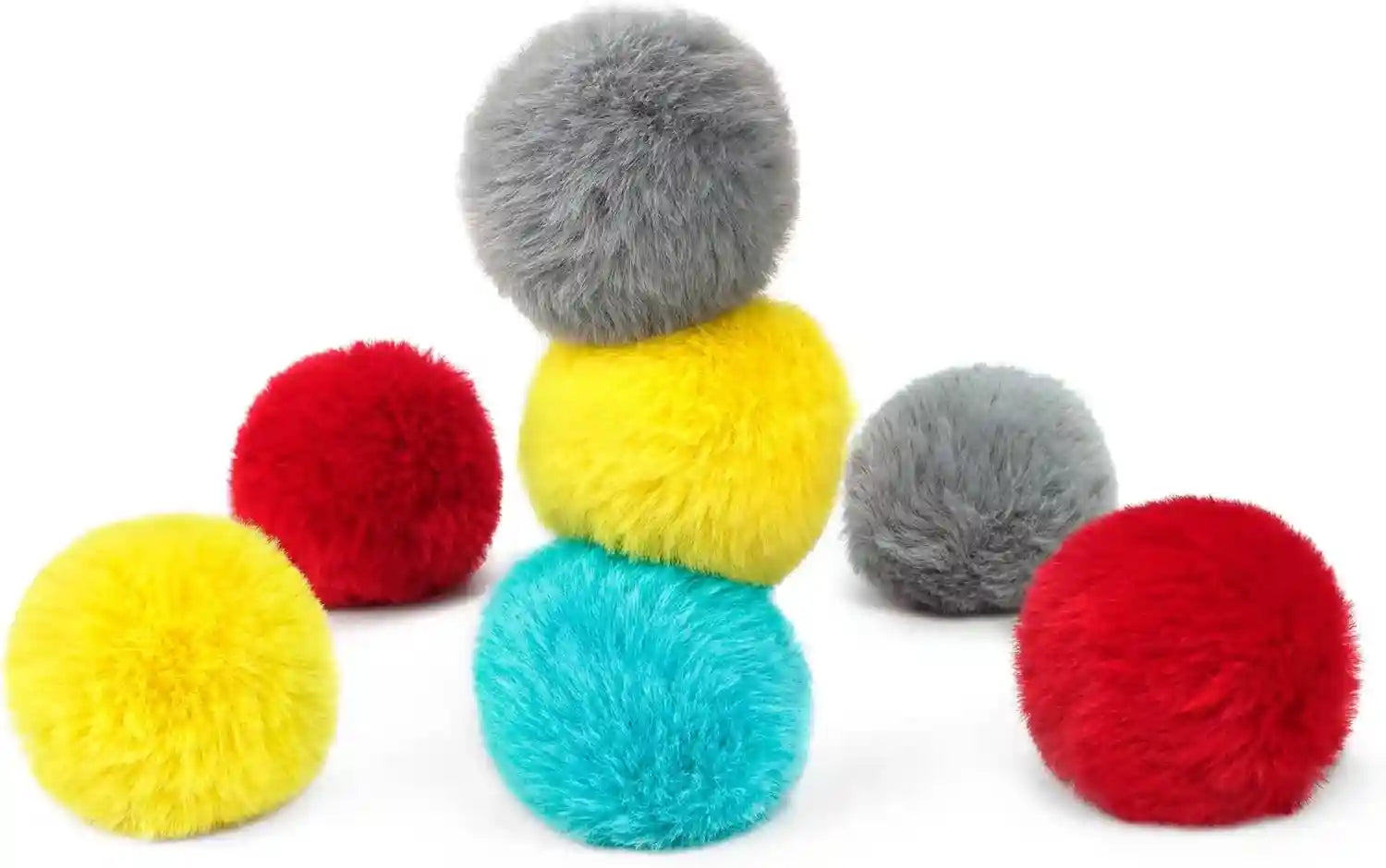 chiwava-24pcs-1-8-catnip-furry-cat-toys-ball-soft-pom-pom-balls-kitten-chasing-quiet-play-assorted-color