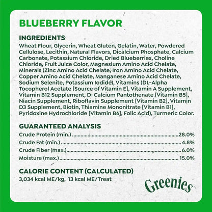 Greenies Anytime Bites Dog Treats, Blueberry Flavor, 10.3 Oz | Only 13 Calories per Treat, Easy to Digest, Natural Ingredients plus Vitamins & Minerals, Made in USA Facilities5