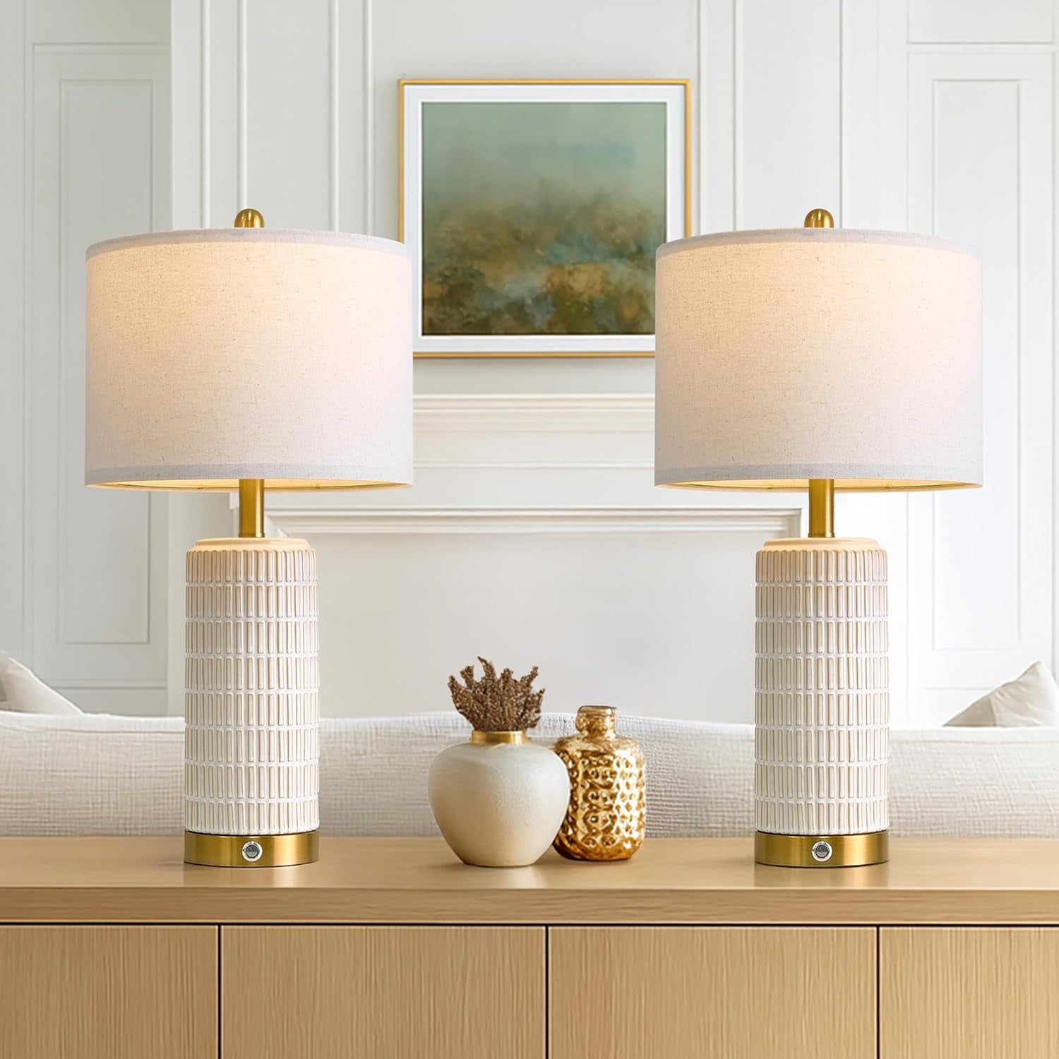 touch-bedside-table-lamps-with-2-usb-for-bedroom-living-room-25-nightstand-lamps-set-of-2-3-way-dimmable-with-2-bulbs-durable-white-ceramic-farmhouse-modern-style-for-side-table