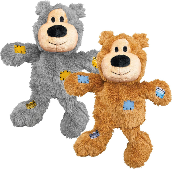 KONG Wild Knots Bears - Durable Dog Toys with Internal Knotted Ropes and Minimal Stuffing for Less Mess (Assorted Colors) (Medium/Large)10