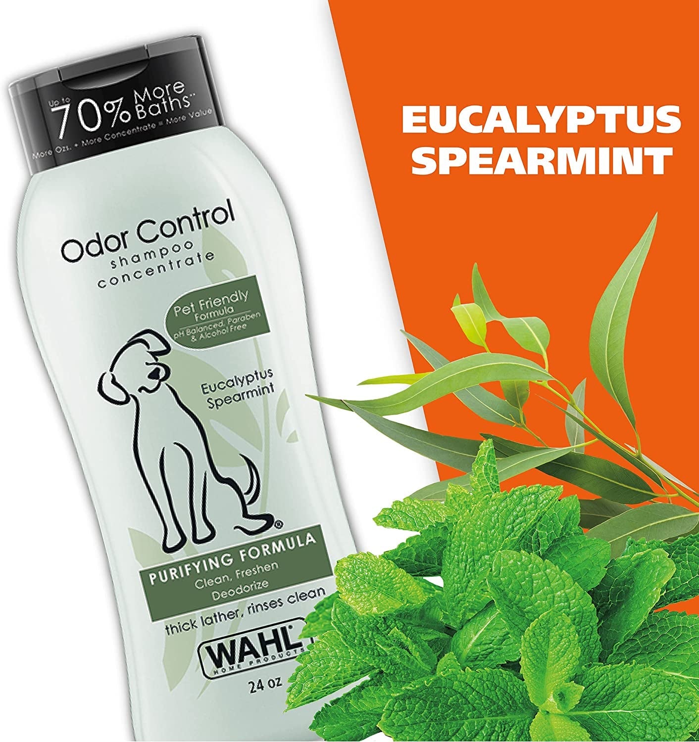 wahl-usa-odor-control-shampoo-for-dogs-pets-eucalyptus-spearmint-animal-deodorizer-for-cleaning-freshening-24-oz-model-820003a