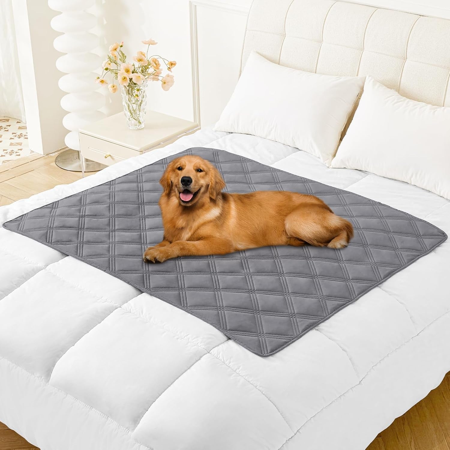 smiry-waterproof-dog-bed-cover-blanket-reversible-pet-blanket-soft-reversible-washable-leakproof-cats-dogs-couch-cover-for-sofa-couch-furniture-30x70-inch