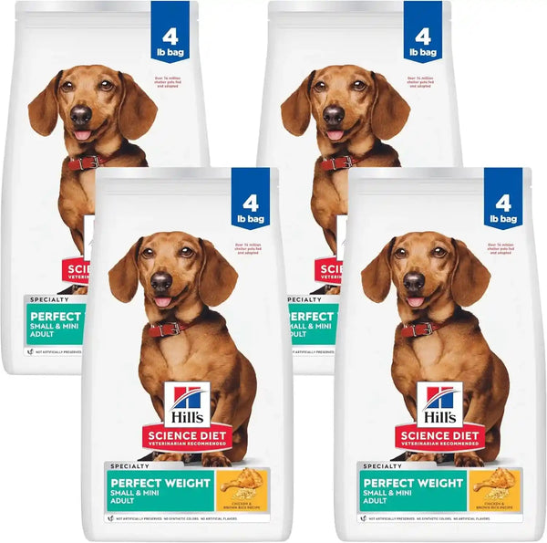 Hill'S Science Diet Adult Perfect Weight Small & Mini Dry Dog Food | #1 Veterinarian Recommended, Chicken Recipe, 4 Lb. Bag14
