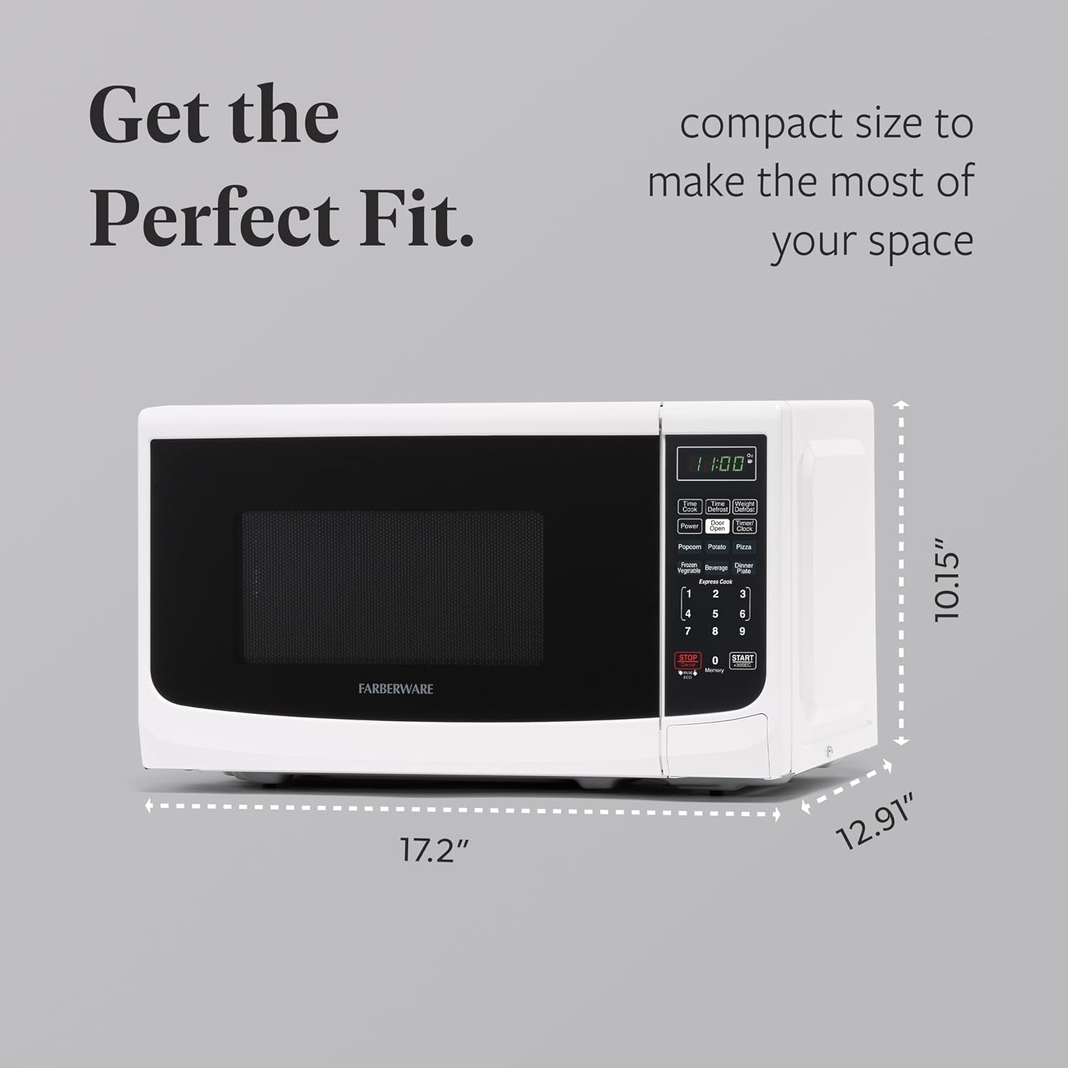 0-7-cu-ft-countertop-microwave-oven-700-watts-power-auto-cook-settings-defrost-easy-clean-and-child-safety-lock-white