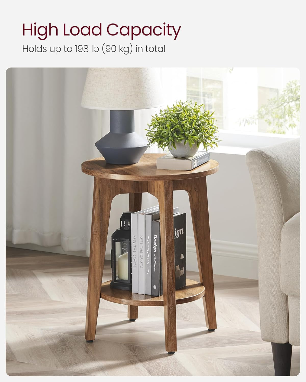vasagle-maezo-collection-side-table-2-tier-small-round-end-table-nightstand-with-tapered-legs-curved-transitions-for-small-spaces-living-room-bedroom-honey-brown-ulet283t41