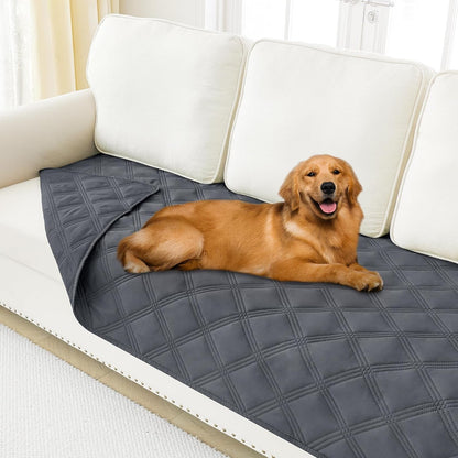 Smiry Waterproof Dog Bed Cover Blanket, Reversible Pet Blanket | Soft Reversible, Washable Leakproof Cats Dogs Couch Cover for Sofa, Couch, Furniture (30X70 Inch)55