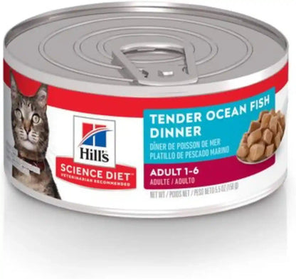 Hill'S Science Diet Adult 1-6 Wet Cat Food Variety Pack | #1 Veterinarian Recommended, Savory Entrée Turkey & Liver, Chicken, and Turkey, 5.5 Oz. Cans, 12-Pack16