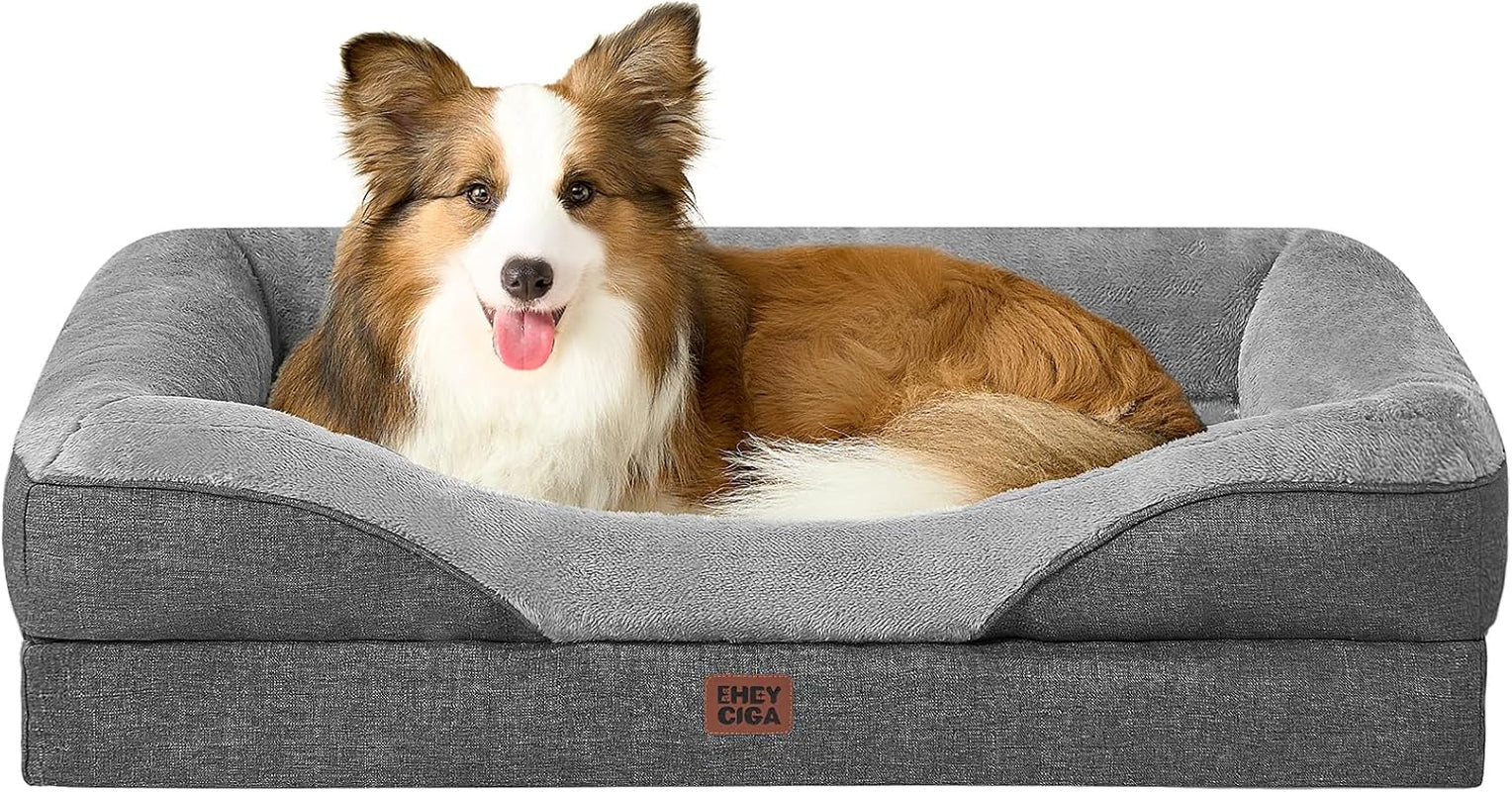 eheyciga-orthopedic-xl-dog-bed-for-large-sized-dog-42x30-inch-extra-large-memory-foam-dog-couch-bed-with-sides-waterproof-liner-washable-removable-cover-bolster-pet-sofa-grey