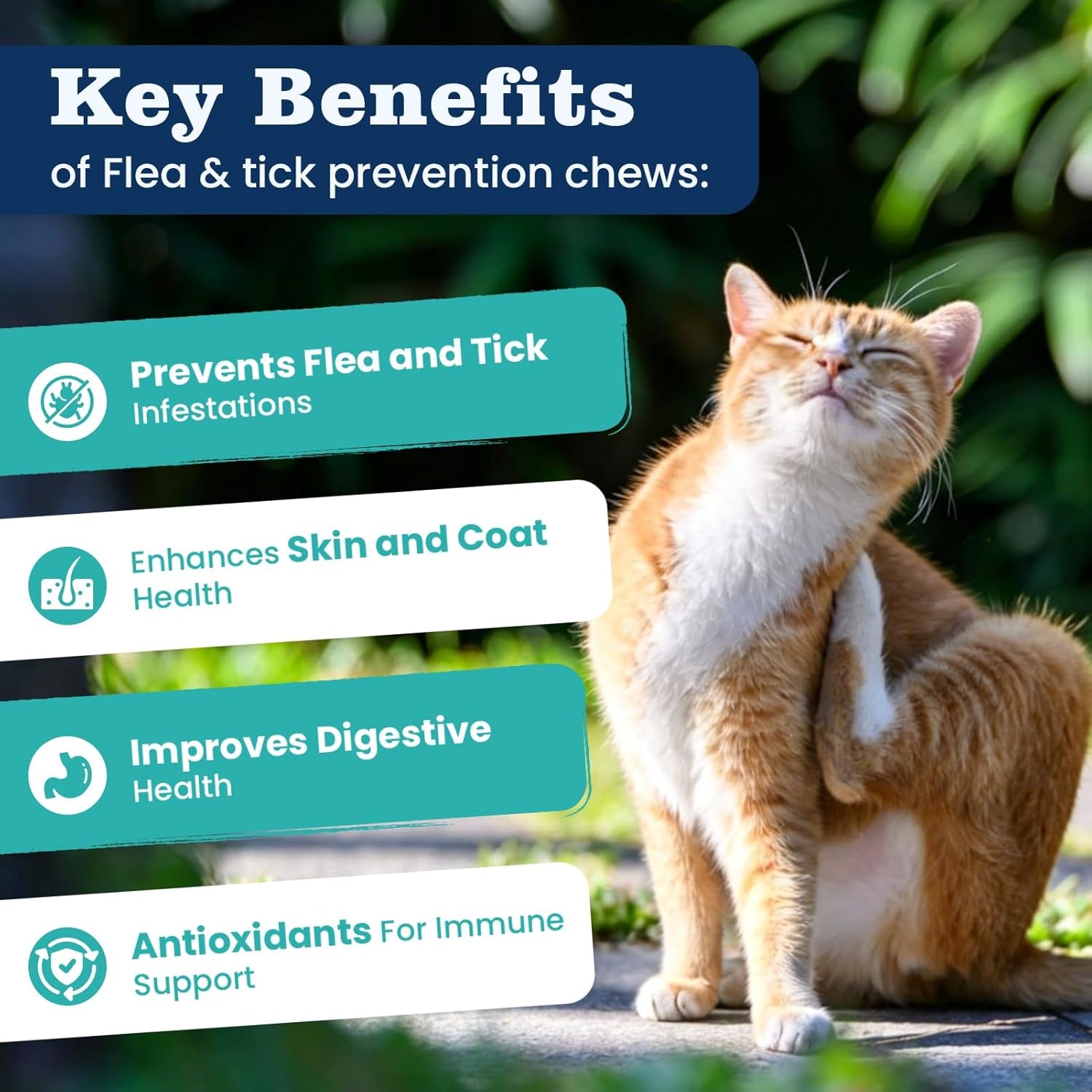 flea-treatment-for-cats-300-treats-natural-flea-and-tick-prevention-for-cats-chewable-itchy-skin-biting-relief-immune-gut-health-oral-flea-supplement-for-kittens-all-cats-made-in-usa-chicken-flavor