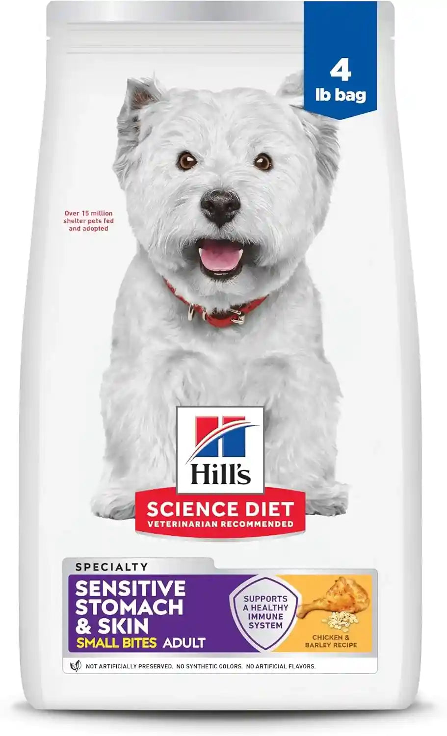 hills-science-diet-sensitive-stomach-skin-small-bites-dry-dog-food-1-veterinarian-recommended-adult-formula-chicken-recipe-15-lb-bag