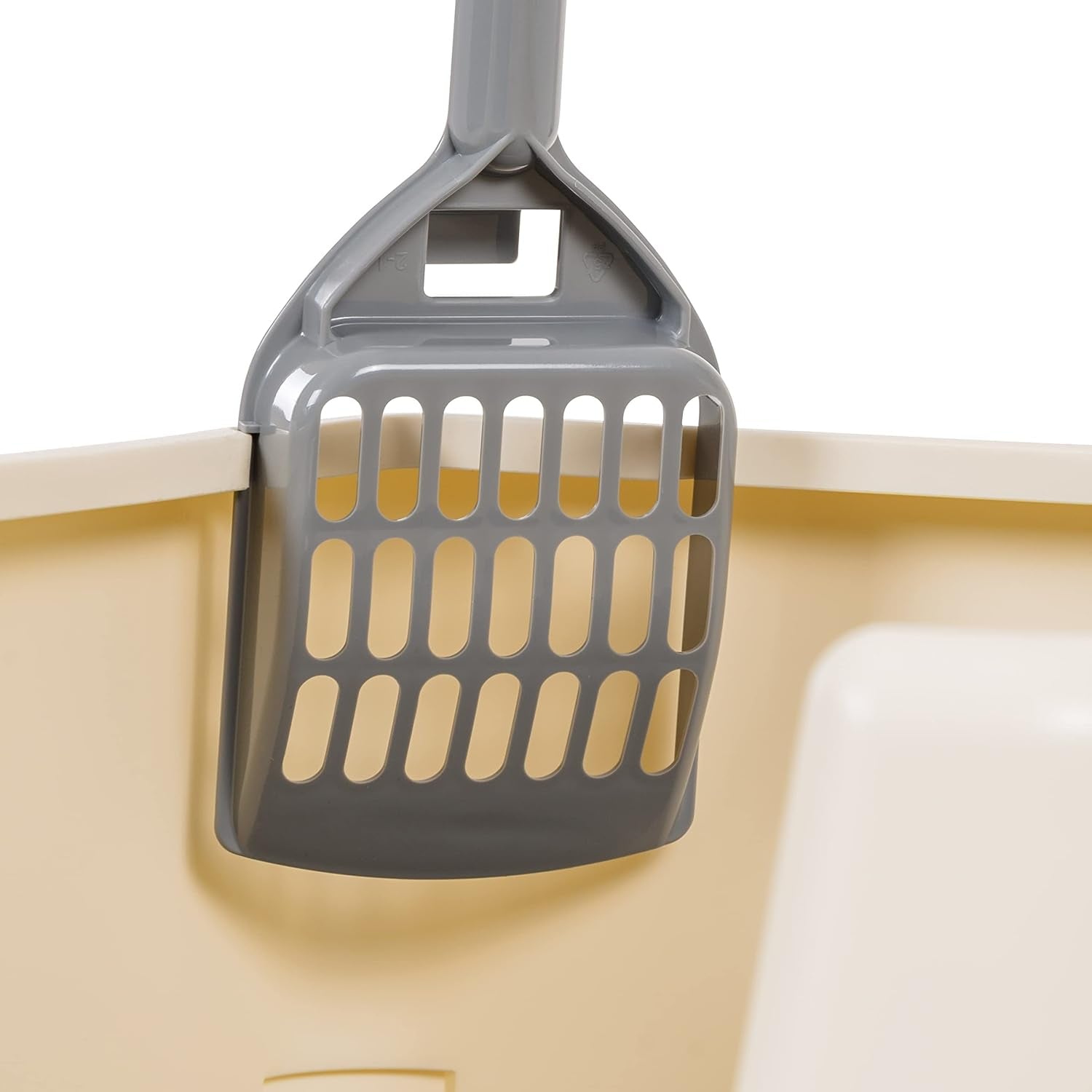 amazon-basics-large-cat-litter-box-with-high-sides-open-top-for-easy-access-includes-scoop-with-storage-19-x-15-x-11-75-grey-beige