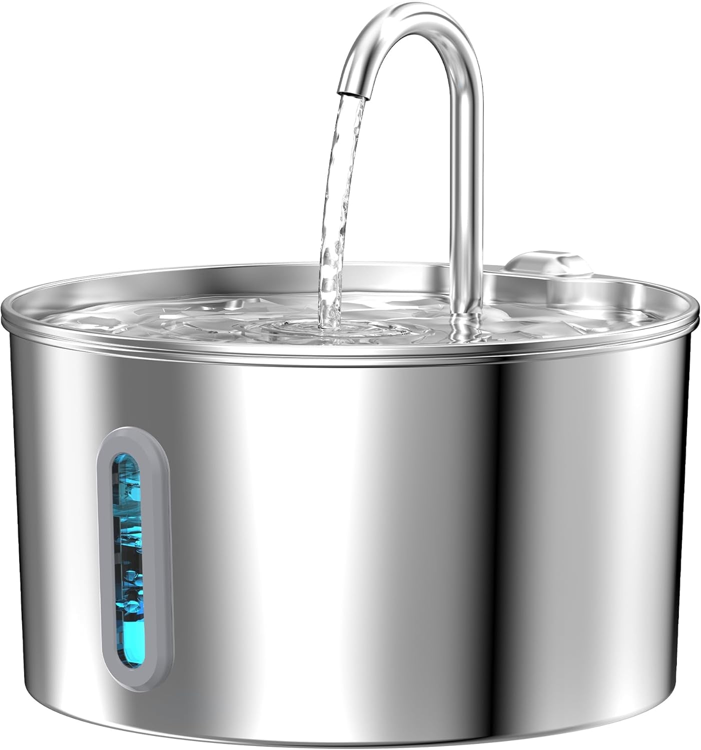 cat-water-fountain-stainless-steel-2-2-l-cat-fountain-for-drinking-automatic-pet-water-fountain-for-cats-inside-metal-cat-dog-water-dispenser-bowl-with-faucet-water-level-window-ultra-quiet-pump-automatic-metal-pet-water-fountain-for-cats-inside-cat-dog-water-dispenser-with-faucet-water-level-window-ultra-quiet-pump