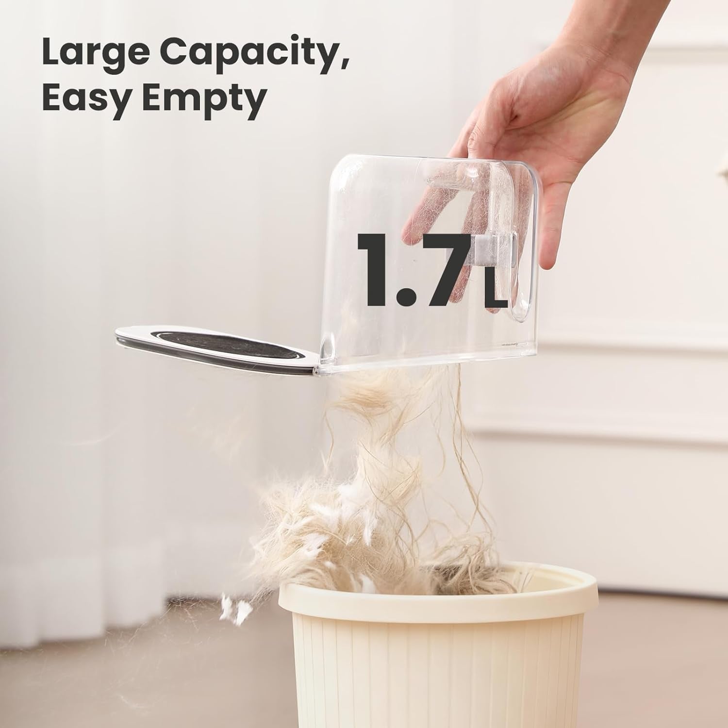 pecute-7-in-1-dog-grooming-vacuum-dryer-for-heavy-shedding-10000pa-suction-adj-suction-temp-home-salon-use-55db-low-noise-1-7l-dust-cup-reduces-flying-hair-easy-cleanup