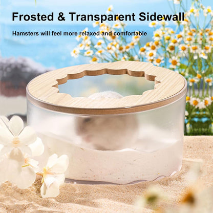 Hamster Sand Bath Box, Small Animal Bathroom & Digging Room, Easy to Clean, for Dwarf & Syrian Hamster, Gerbil5