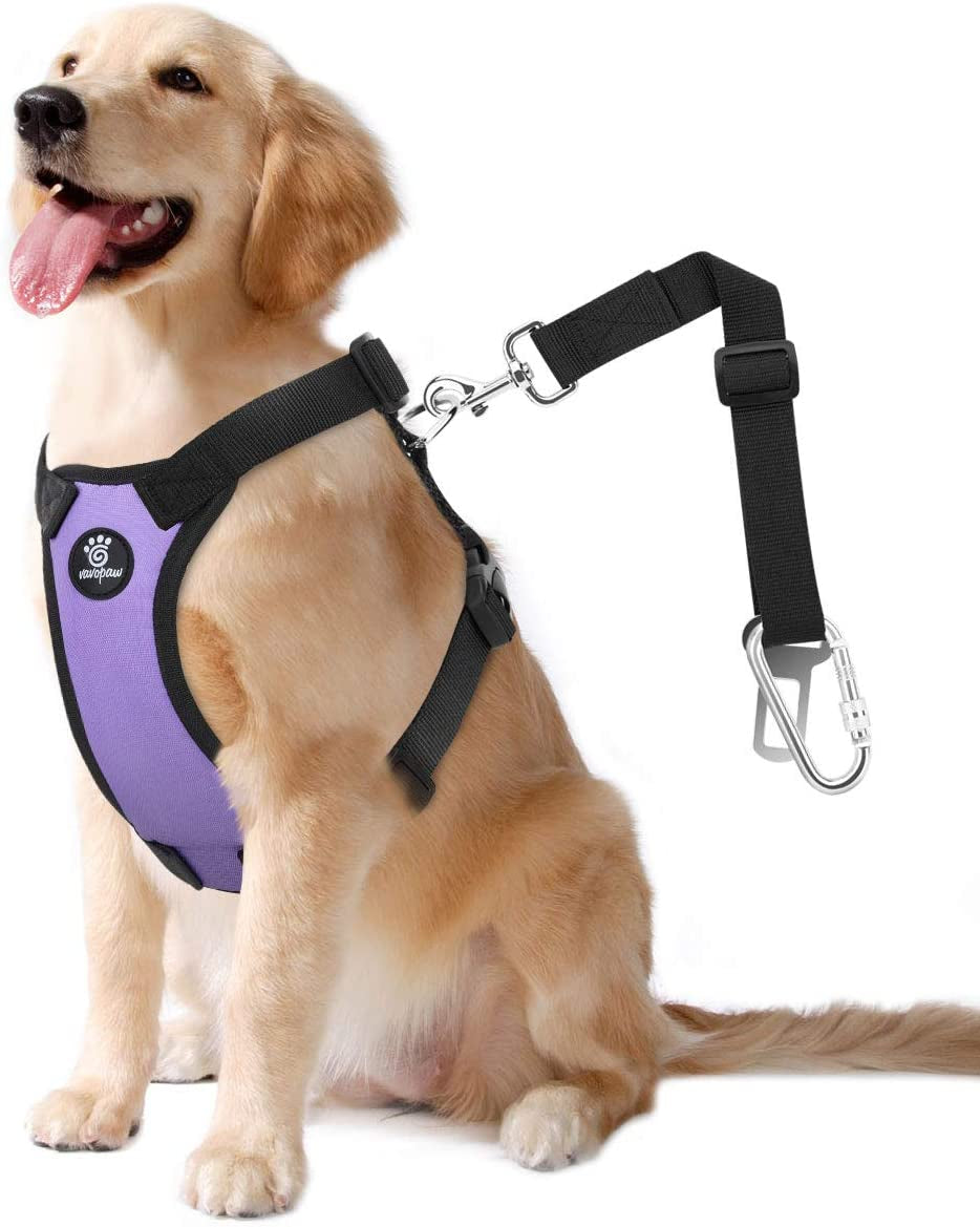 vavopaw-dog-seat-belt-vest-harness-for-car-2-in-1-seatbelt-buckle-soft-breathable-mesh-adjustable-buckle-nylon-heavy-duty-pet-safety-seat-belts-for-small-medium-large-pets-black-l