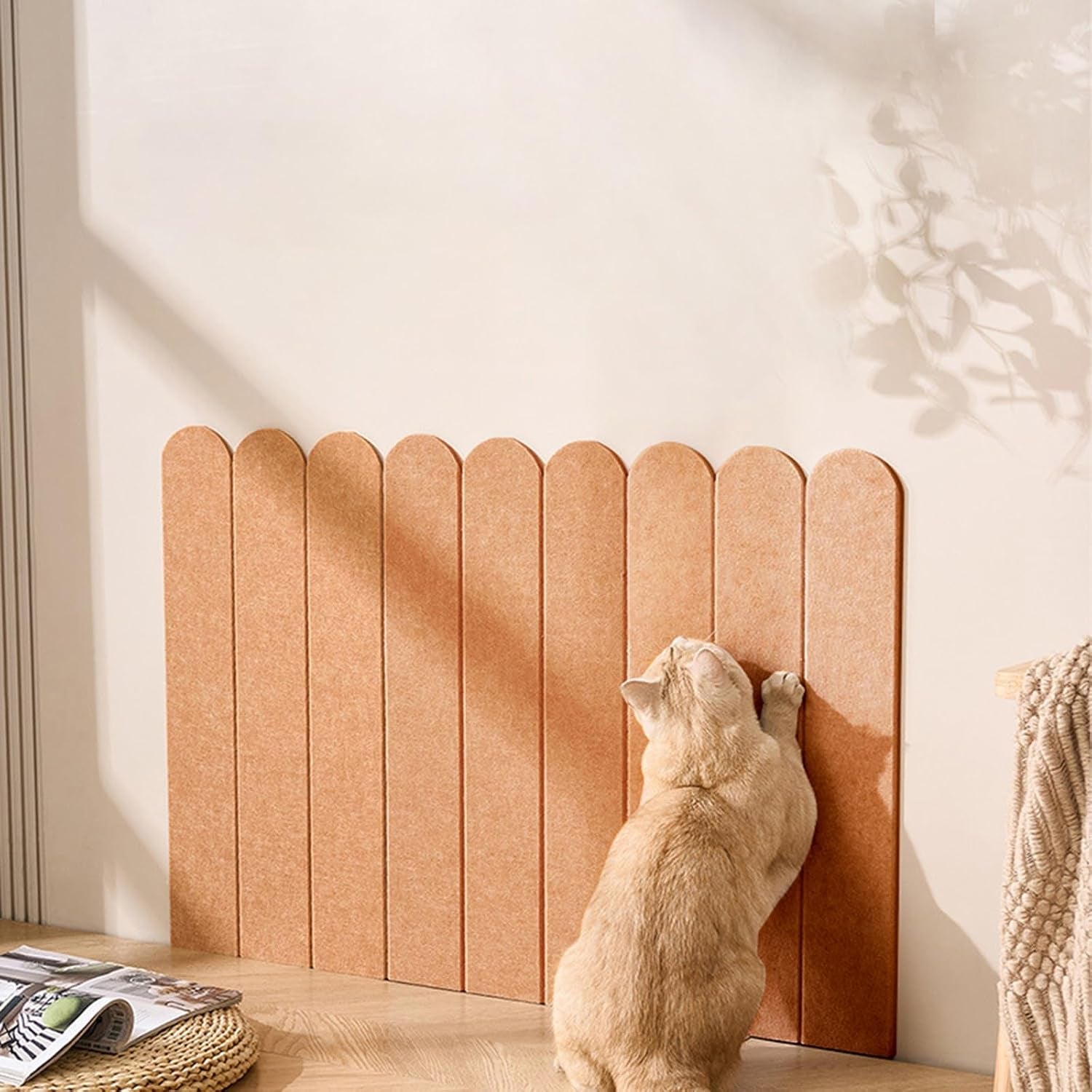 cat-wall-scratcher-scratching-pads-3-panel-0-35-thick-felt-scratching-post-alternative-self-adhesive-cat-scratch-mat-for-sofa-door-wall-longan-yellow
