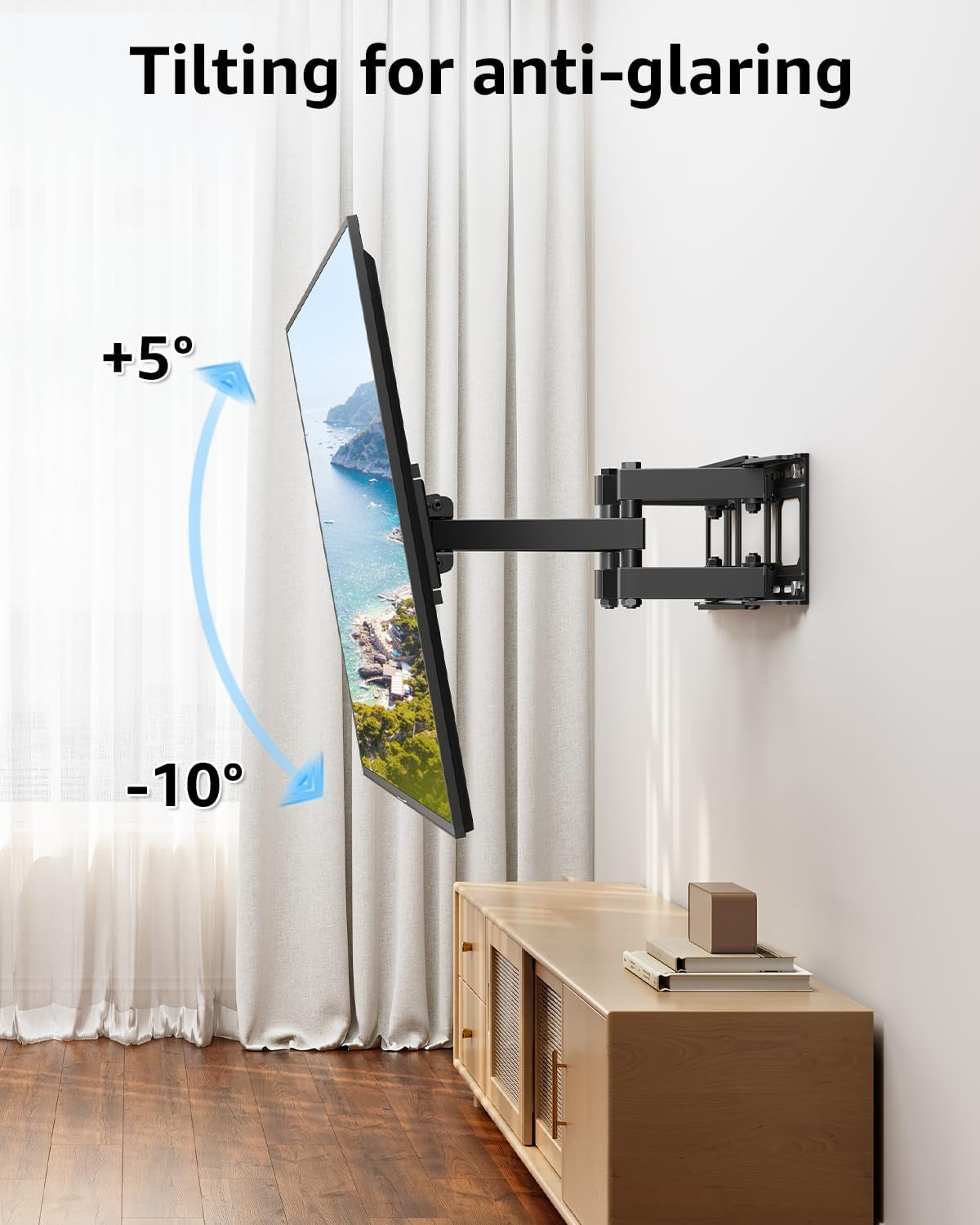 econome-tv-wall-mount-for-most-32-65-inch-flat-screen-led-4k-tvs-tv-mount-with-swivel-and-tilt-articulating-dual-arms-full-motion-wall-mount-up-to-16-stud-max-vesa-400x400mm-up-to-99lbs