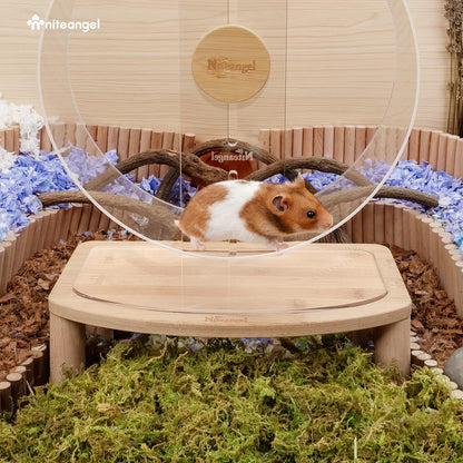 Niteangel Anti-Slide Hamster Wheel Platform: Medium Size & Elevates Height3