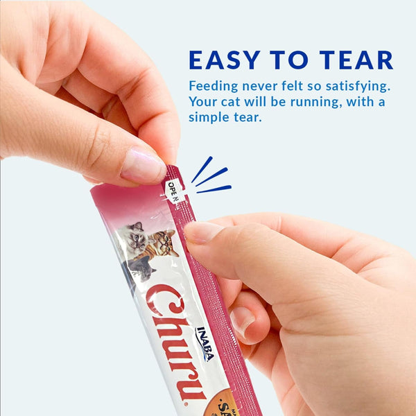 INABA Churu Cat Treats Lickable Tubes, Holiday Variety Pack, 12Ct | Wild-Caught Tuna, Real Chicken, 91% Moisture, Grain-Free, Preservative-Free, High Protein, 12 X 0.5 Oz Tubes5
