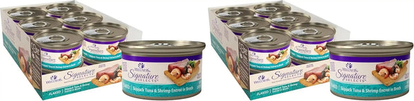 Wellness CORE Signature Selects Flaked Adult Canned Wet Cat Food, Natural, Protein Rich, Grain Free, Skipjack Tuna and Wild Salmon Entrée Recipe, 2.8 Oz, Pack of 12 Cans27