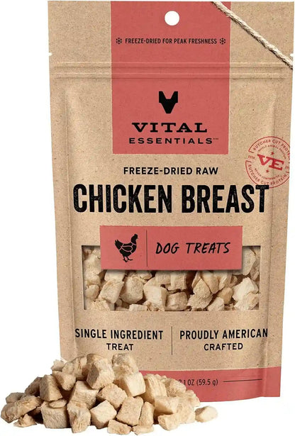Vital Essentials Freeze Dried Dog Treats | Beef Liver, Single Ingredient | Premium Quality | Grain Free Training Treats for Dogs, 2.1 Oz Bag12