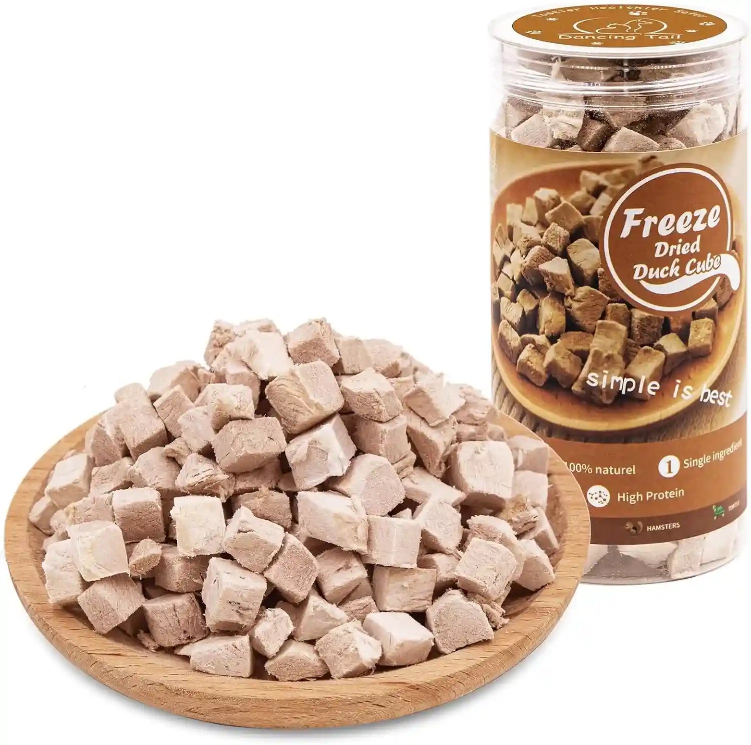 dancing-tail-freeze-dried-raw-cat-and-dog-treats-healthy-limited-ingredient-chicken-cube-weight-control-traing-treats-for-small-dogs-cats-5-ounce