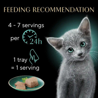 Sheba Perfect Portions Kitten Pate Wet Cat Food, Multipack, 2.6 Oz, 24 Ct | DHA for Brain Development, Vitamin E for Immunity, Real Meat, All Essential Amino Acids, Complete & Balanced, 48 Servings6