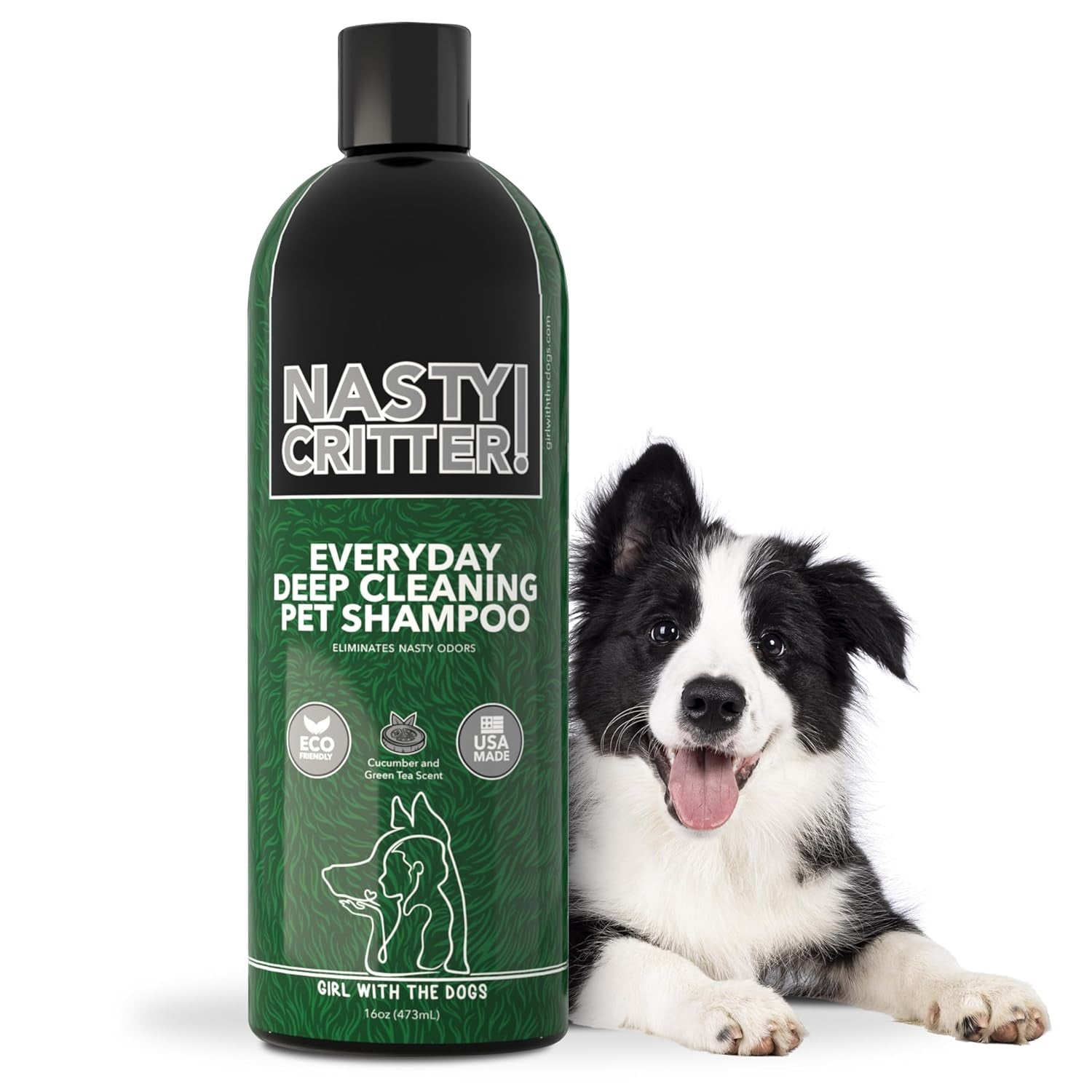 nasty-critter-by-girl-with-the-dogs-made-in-usa-deep-clean-everyday-dog-shampoo-for-8-weeks-16-oz