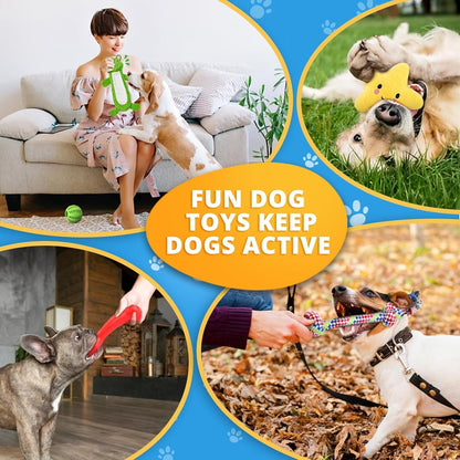 LOYEE 8 Pack Puppy Toys for Small Dogs, Luxury Dog Chew Toys with Squeaky Plush Toys, Rope Toys and Ball, Teething Toys for Puppy Supplies7