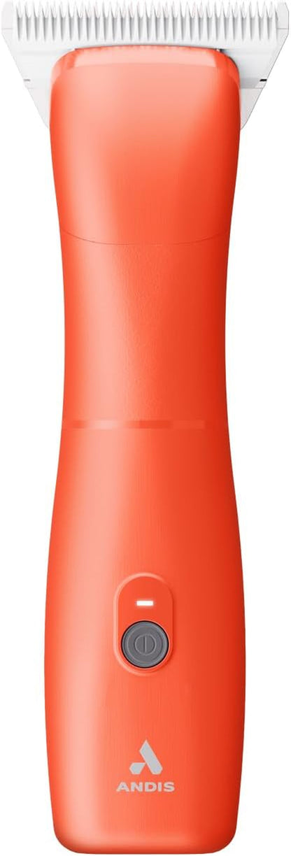 Andis 562772 Emerge Cord/Cordless Clipper, Includes #30 Ceramicedge, Pink | Wide Ceramic Blade Runs Cooler, Powerful Motor, Detachable Blade System, Dog Grooming Clipper8