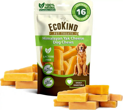 Ecokind Yak Cheese Himalayan Dog Chews, Yak Chews for Large Dogs, 4-5 Bones | 1 Lb, Long Lasting for Aggressive Chewers, Only 3 Ingredient Natural High Protein Dental Dog Treats, No Additives or Lactose17