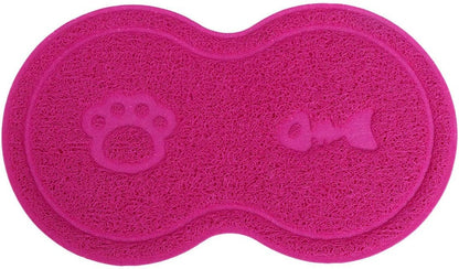Hemobllo Pet Litter Mat Pet Food Tray Cat Mat Pet Food Containers Pet Water Bowl Pet Food Mats Litter Mats Extra Large Easy Clean Cat Litter Mat Dog Pads Extra Large Floor Mat Cats and Dogs5