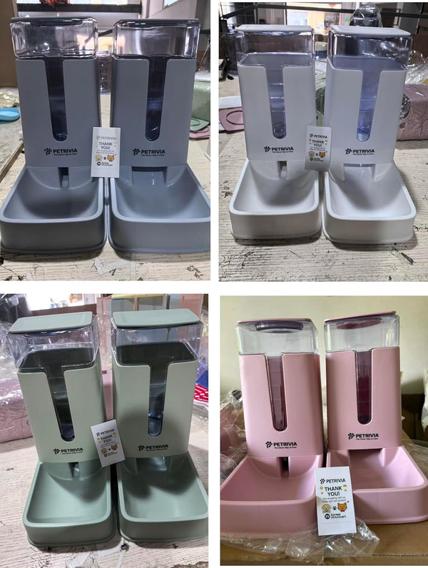 Automatic Pet Feeders Automatic Dog Food and Water Dispenser Water Dispenser for Dogs Gravity Water Dispenser Cat Feeders Automatic Cat Food Dog Water and Food Dispenser Gravity Pet Water Dispenser9
