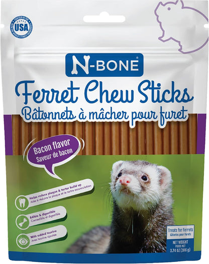 N-Bone Ferret Chew Sticks, Salmon Flavor, Natural Ferret Treats & Chew Treats, Tasty Snacks for Ferrets, 1.87 Oz16