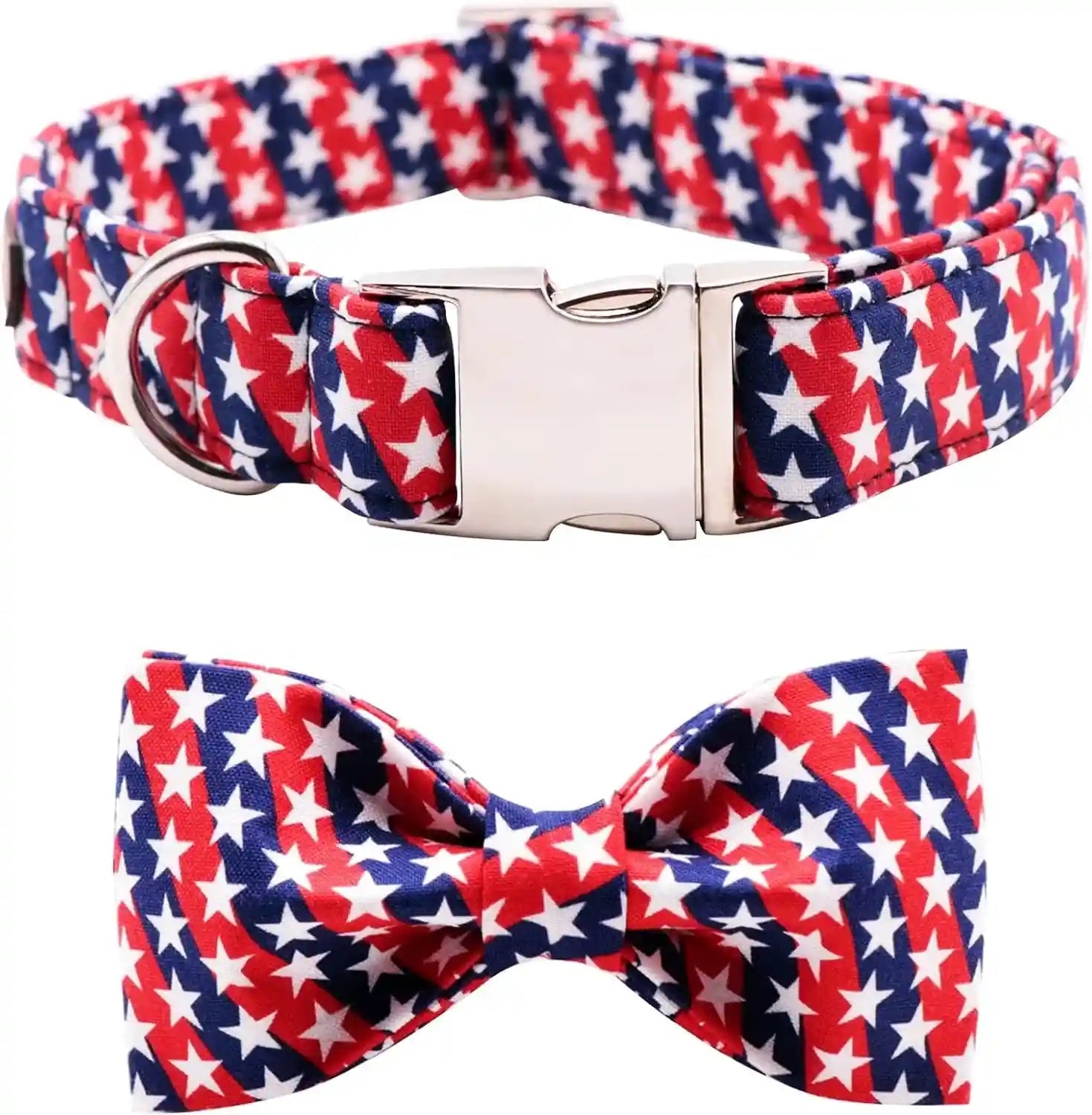 lionet-paws-boy-dog-collar-with-bowtie-comfortable-adjustable-cute-navy-blue-bow-tie-collar-for-male-dogs-gift-xlarge-neck-16-26-inches