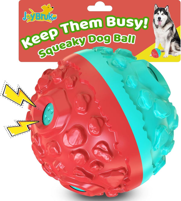 Dog Ball for Aggressive Chewers - Interactive Dog Toy Giggle Balls Fun Squeaky Sound to Keep Them Busy, Durable for Small Medium Large Breeds, Rubber Chew Toys, as Seen on TV, Yellow8