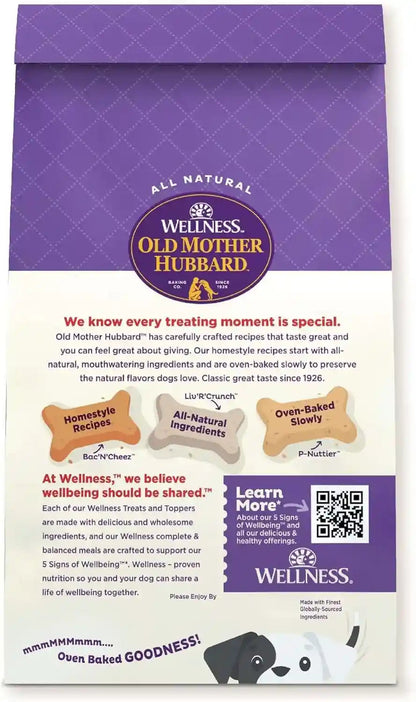 Wellness Old Mother Hubbard Classic Savory Mix Dog Biscuits, Natural Training Treats, 3 Flavors, Mini Size, 20 Oz Bag8