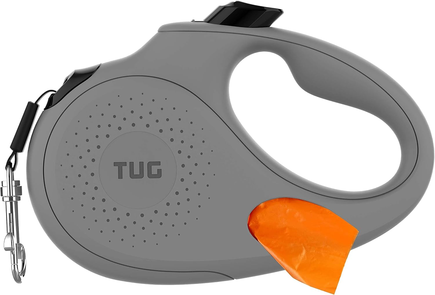 tug-oval-360-tangle-free-retractable-dog-leash-with-integrated-waste-bag-dispenser-small-cream
