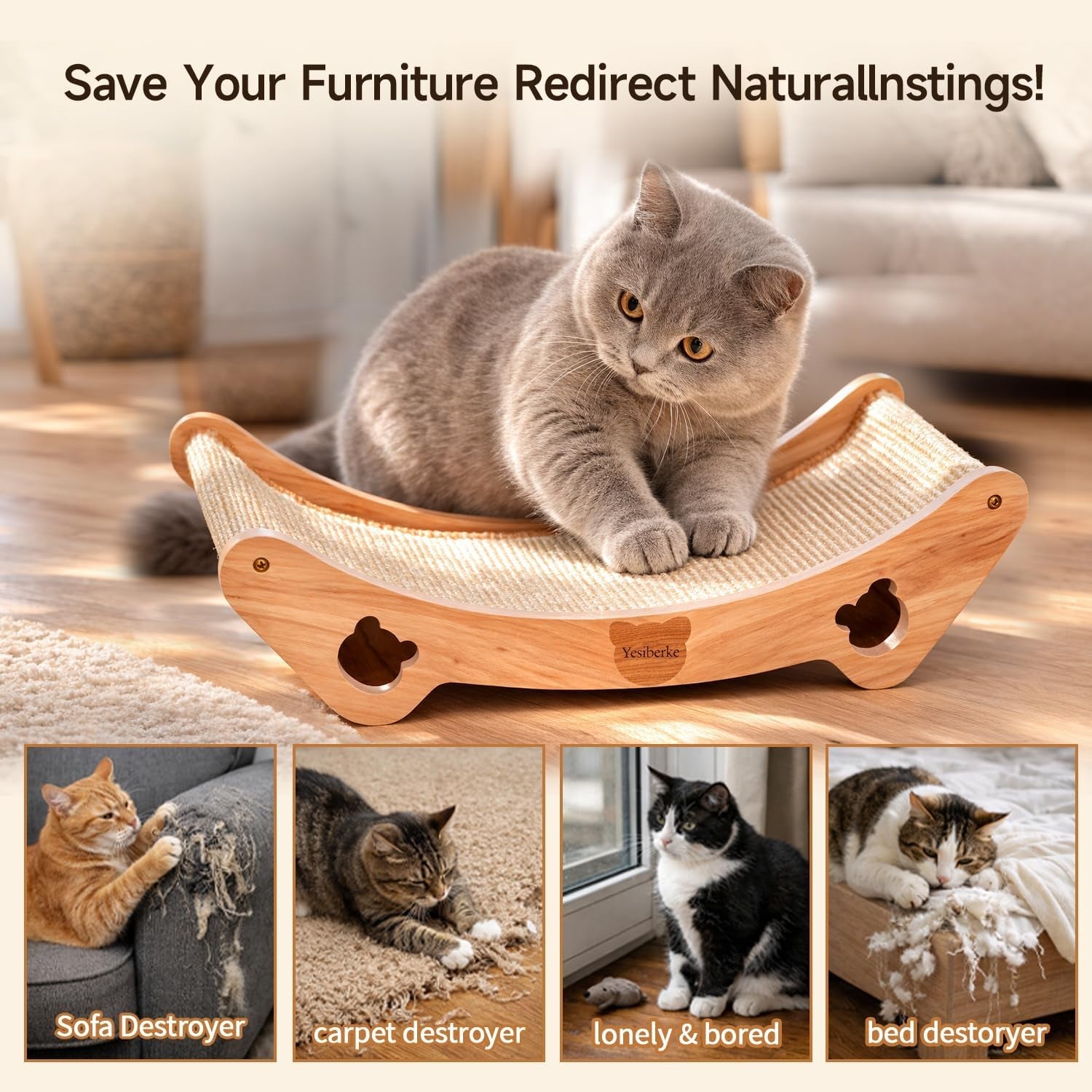 upgraded-sisal-cat-scratcher-bed-solid-oak-frame-1-3-cm-thick-100-sisal-pad-curved-scratch-lounger-stable-base-up-to-36-lb-sofa-protector-odor-free-23-6-x-13-7