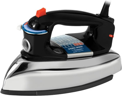 BLACK+DECKER 4-Slice Toaster Oven, TO1313SBD, Even Toast, 4 Cooking Functions Bake, Broil, Toast & the Classic Iron, F67E-T, Aluminum Soleplate, Steam or Dry Ironing5