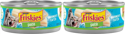 Purina Friskies Wet Cat Food Pate, Mariner’S Catch - (Pack of 24) 5.5 Oz. Cans10