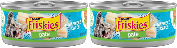 Purina Friskies Wet Cat Food Pate, Mariner’S Catch - (Pack of 24) 5.5 Oz. Cans10