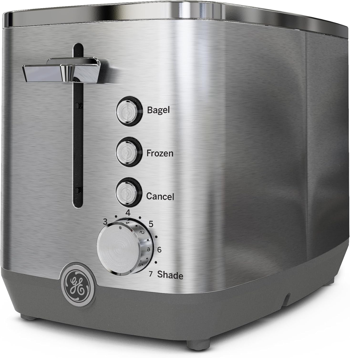 ge-2-slice-stainless-steel-toaster-extra-wide-slots-for-toasting-bagels-breads-waffles-more-7-adjustable-shade-settings-removable-crumb-tray-countertop-kitchen-essentials-850-watts