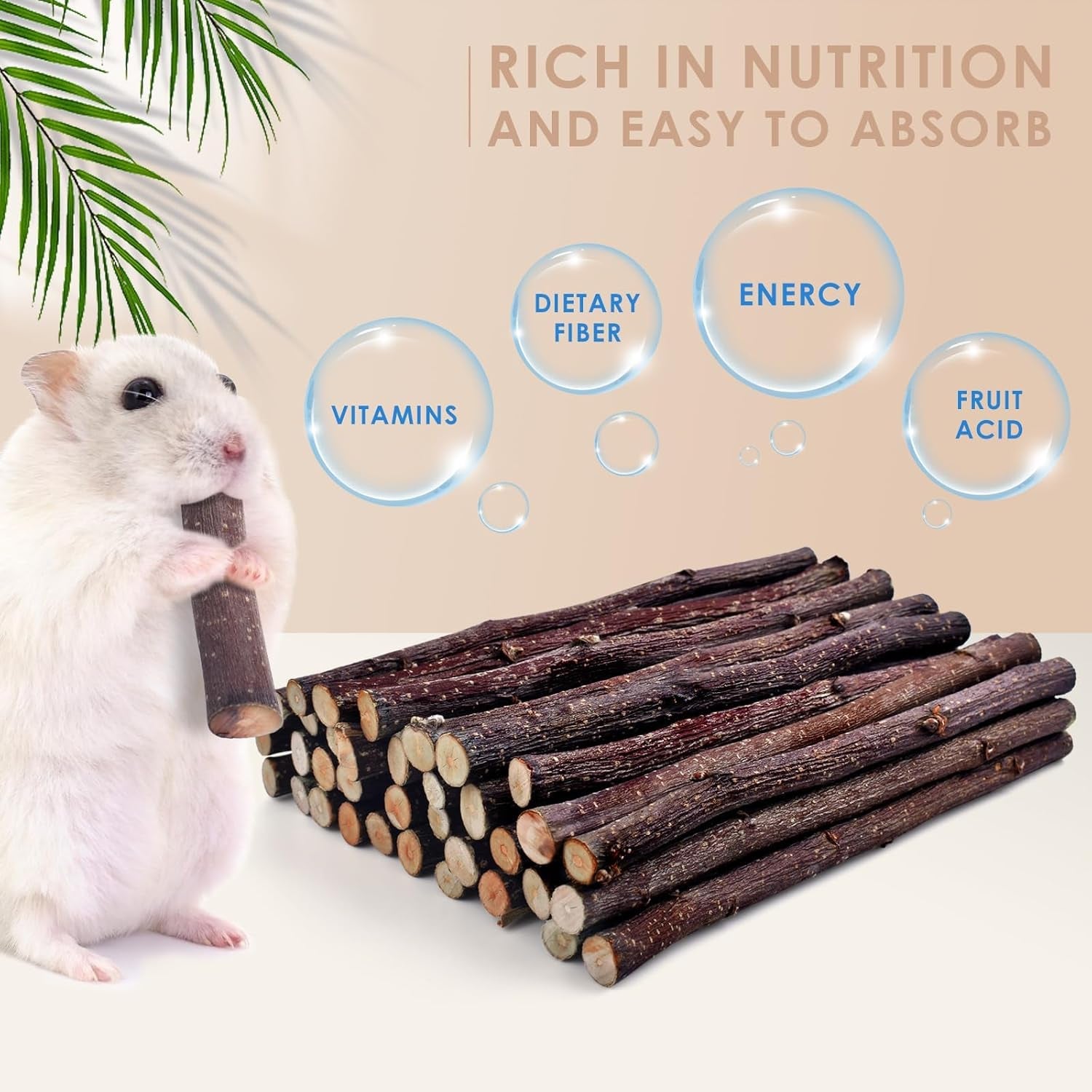 bissap-apple-sticks-for-rabbits-natural-bunny-chew-toys-and-treats-for-chinchilla-guinea-pig-hamster-gerbil-small-animals-pet-apple-wood-stick-toys-teeth-grinding-230g-8-1oz