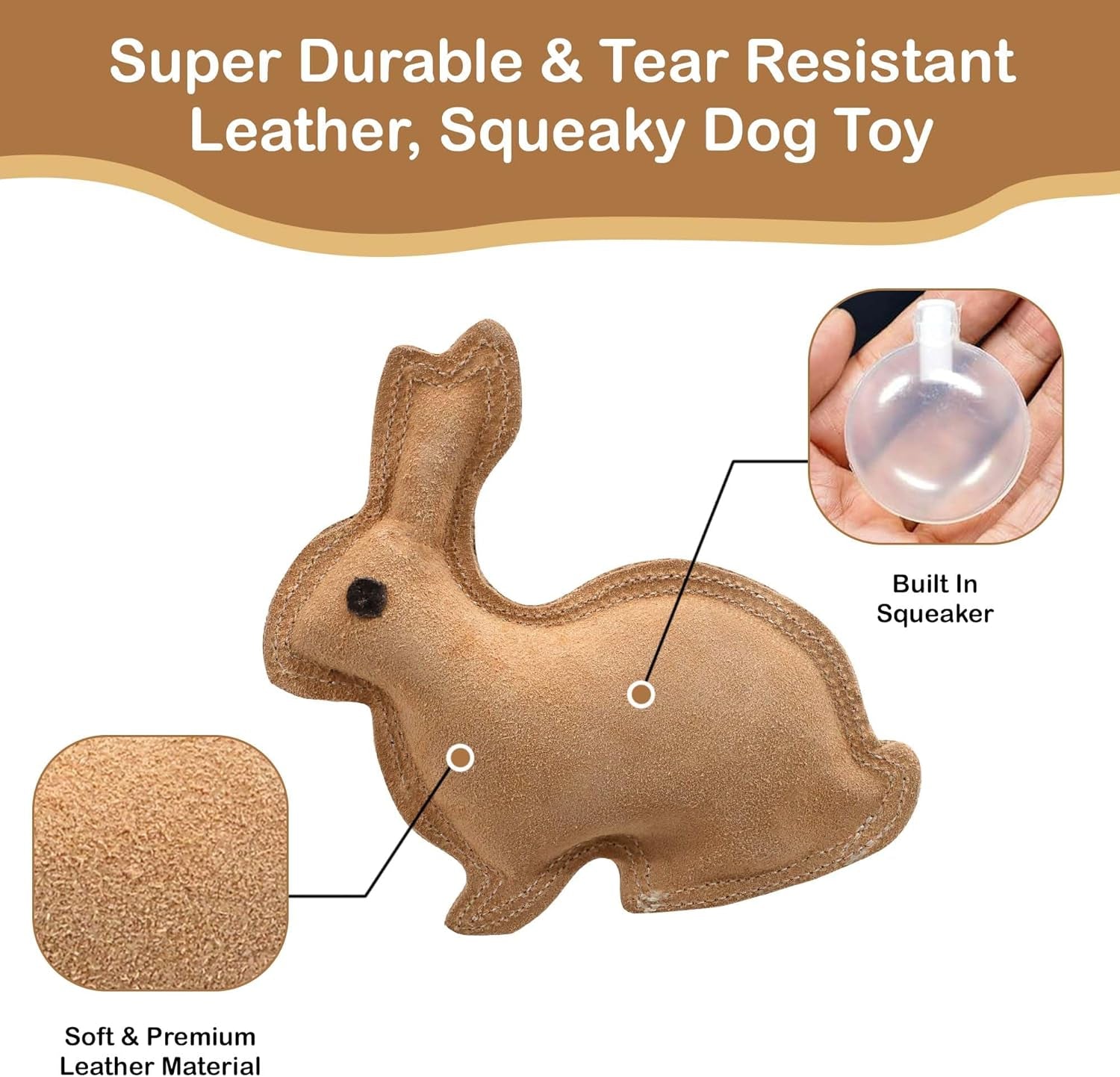 spot-dura-fused-leather-rabbit-dog-toy-durable-real-leather-jute-chew-toy-with-squeaker-double-stitched-for-moderate-chewers-small-medium-dogs-7-5in