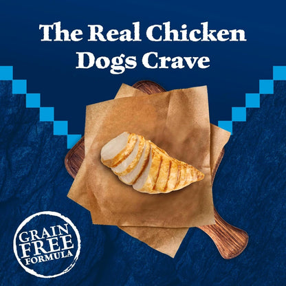 Blue Buffalo Wilderness with Chicken High Protein Grain Free Dry Dog Food for Adult Dogs, 34% Protein, Supports Immunity with Antioxidant-Rich Lifesource Bits, 4.5 Lbs.4